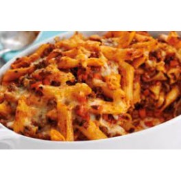 3.  Zapekané penne s bolognese omáčkou a syrom      (350)g  – 1,3,7